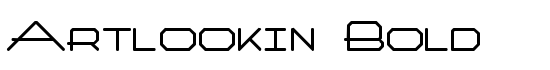 Artlookin Bold - Download Thousands of Free Fonts at FontZone.net