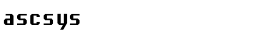 ascsys - Download Thousands of Free Fonts at FontZone.net