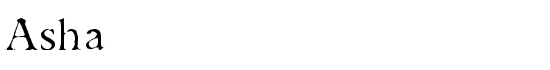 Asha - Download Thousands of Free Fonts at FontZone.net
