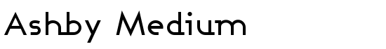 Ashby Medium - Download Thousands of Free Fonts at FontZone.net