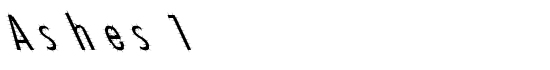 Ashes 1 - Download Thousands of Free Fonts at FontZone.net