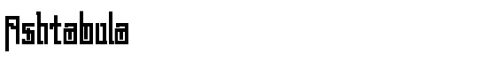Ashtabula - Download Thousands of Free Fonts at FontZone.net