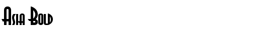 Asia Bold - Download Thousands of Free Fonts at FontZone.net