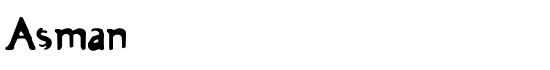 Asman - Download Thousands of Free Fonts at FontZone.net