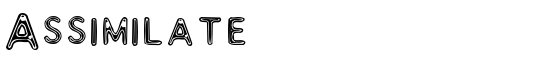 Assimilate - Download Thousands of Free Fonts at FontZone.net