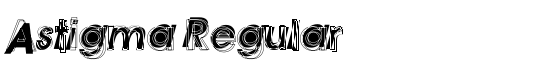 Astigma Regular - Download Thousands of Free Fonts at FontZone.net