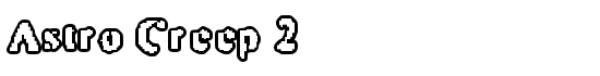 Astro Creep 2 - Download Thousands of Free Fonts at FontZone.net