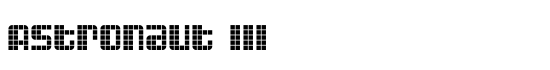 Astronaut III - Download Thousands of Free Fonts at FontZone.net