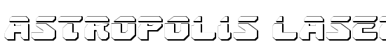Astropolis Laser 3D - Download Thousands of Free Fonts at FontZone.net