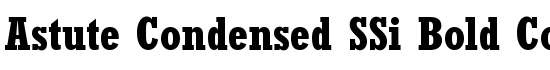 Astute Condensed SSi Bold Condensed - Download Thousands of Free Fonts at FontZone.net