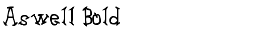 Aswell Bold - Download Thousands of Free Fonts at FontZone.net