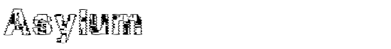 Asylum - Download Thousands of Free Fonts at FontZone.net