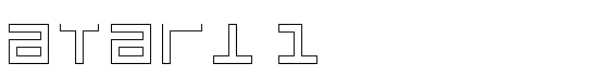 Atari 1 - Download Thousands of Free Fonts at FontZone.net