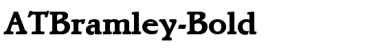 ATBramley-Bold - Download Thousands of Free Fonts at FontZone.net