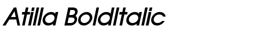 Atilla BoldItalic - Download Thousands of Free Fonts at FontZone.net