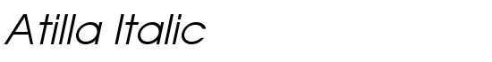Atilla Italic - Download Thousands of Free Fonts at FontZone.net
