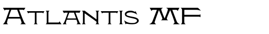 Atlantis MF - Download Thousands of Free Fonts at FontZone.net