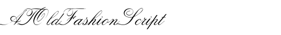 ATOldFashionScript - Download Thousands of Free Fonts at FontZone.net