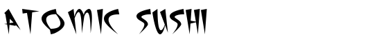 Atomic Sushi - Download Thousands of Free Fonts at FontZone.net
