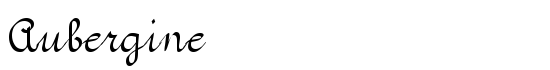 Aubergine - Download Thousands of Free Fonts at FontZone.net