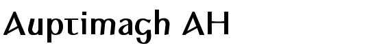 Auptimagh AH - Download Thousands of Free Fonts at FontZone.net