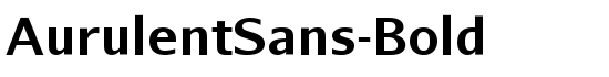 AurulentSans-Bold - Download Thousands of Free Fonts at FontZone.net