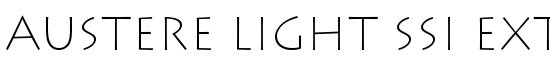 Austere Light SSi Extra Light - Download Thousands of Free Fonts at FontZone.net