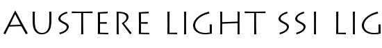 Austere Light SSi Light - Download Thousands of Free Fonts at FontZone.net