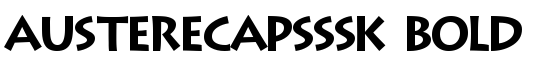 AustereCapsSSK Bold - Download Thousands of Free Fonts at FontZone.net