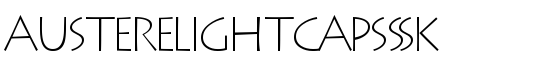 AustereLightCapsSSK - Download Thousands of Free Fonts at FontZone.net