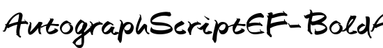 AutographScriptEF-BoldAlt - Download Thousands of Free Fonts at FontZone.net