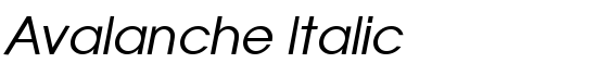 Avalanche Italic - Download Thousands of Free Fonts at FontZone.net