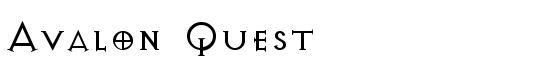 Avalon Quest - Download Thousands of Free Fonts at FontZone.net