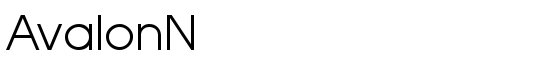 AvalonN - Download Thousands of Free Fonts at FontZone.net