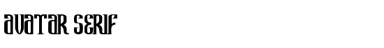 Avatar Serif - Download Thousands of Free Fonts at FontZone.net