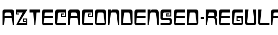 AztecaCondensed-Regular - Download Thousands of Free Fonts at FontZone.net
