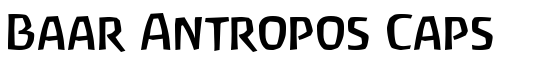 Baar Antropos Caps - Download Thousands of Free Fonts at FontZone.net