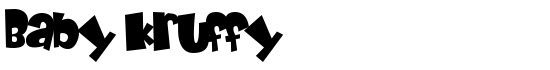 Baby Kruffy - Download Thousands of Free Fonts at FontZone.net