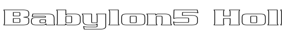 Babylon5 Hollow - Download Thousands of Free Fonts at FontZone.net