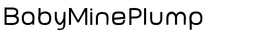 BabyMinePlump - Download Thousands of Free Fonts at FontZone.net