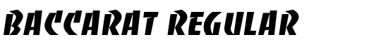 Baccarat Regular - Download Thousands of Free Fonts at FontZone.net
