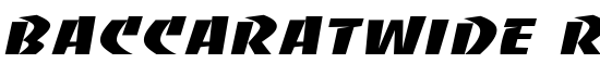 BaccaratWide Regular - Download Thousands of Free Fonts at FontZone.net