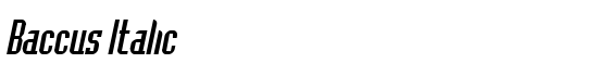 Baccus Italic - Download Thousands of Free Fonts at FontZone.net