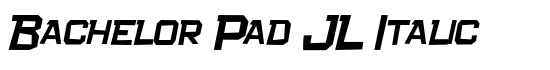 Bachelor Pad JL Italic - Download Thousands of Free Fonts at FontZone.net