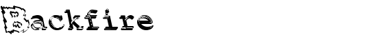 Backfire - Download Thousands of Free Fonts at FontZone.net