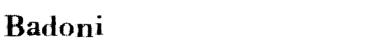 Badoni - Download Thousands of Free Fonts at FontZone.net