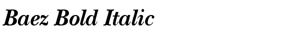 Baez Bold Italic - Download Thousands of Free Fonts at FontZone.net