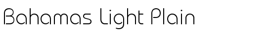Bahamas Light Plain - Download Thousands of Free Fonts at FontZone.net