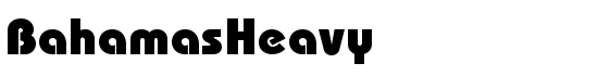 BahamasHeavy - Download Thousands of Free Fonts at FontZone.net