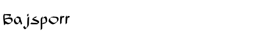 Bajsporr - Download Thousands of Free Fonts at FontZone.net